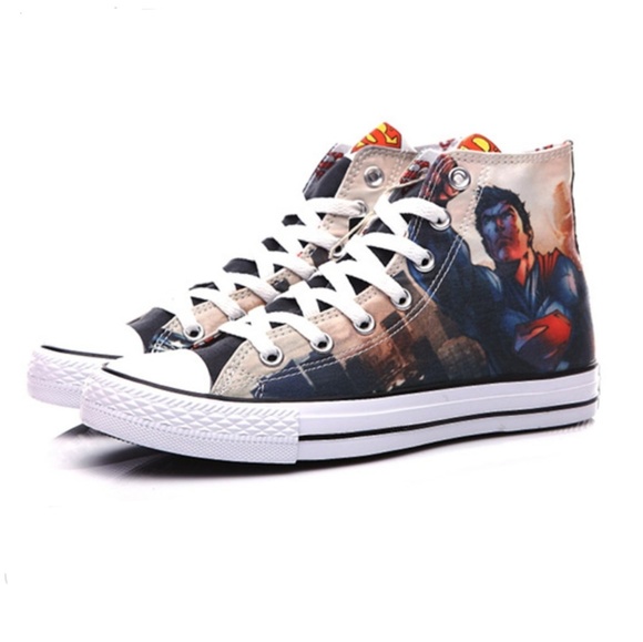 Converse Other - Converse Superman High Top Chuck Taylors